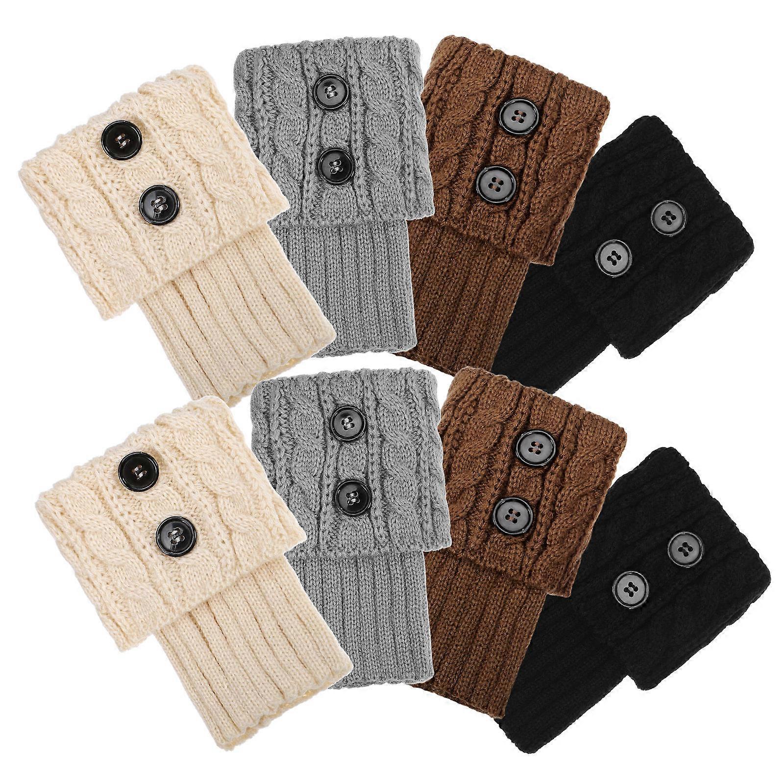 يبدو أنك قدمت عنوان منتج ل ** سخانات الكاحل المحبوكة للنساء ** أو ** أغطية الحذاء **. عادة ما يتم ارتداؤها للحفاظ على دفء الساقين