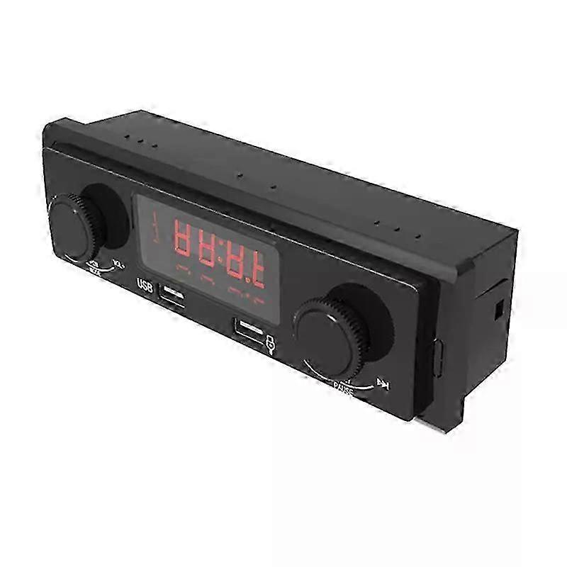 Tricycle FM Radio MP3 Player Bluetooth Car Stereo USB Charging LED Display Fit For Agricultural Engineering Vehicles