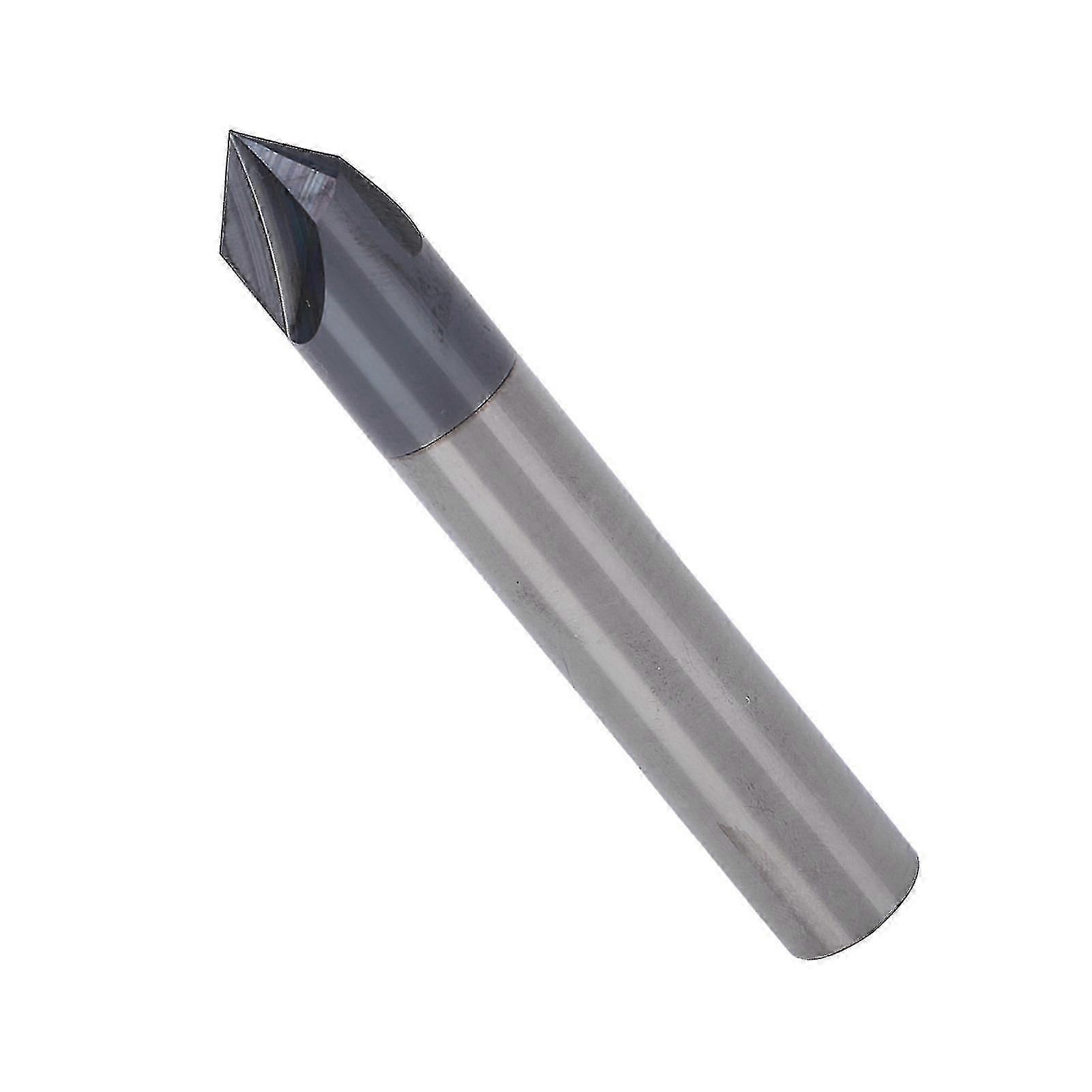 90 Chamfer End Mill 3 Flute Tungsten Steel Cnc Carving Bit Aluminum And Copper Millbits