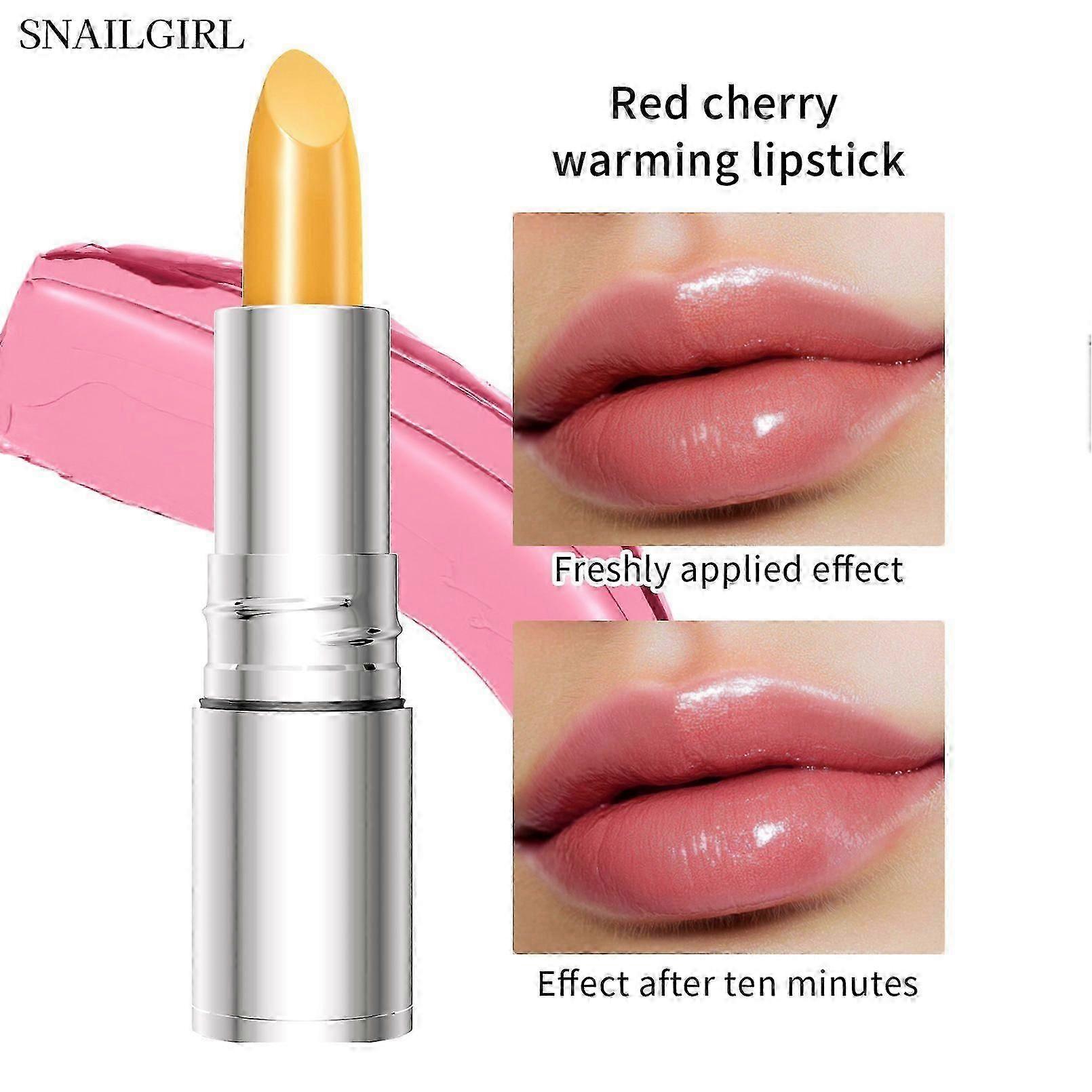 Color Changing Lipstick, Naturally Hydrating Long Lasting Lipstick,Temperature Change Moisturizer Lip Stick, Magic Color Change Lip Gloss Smudge Proof