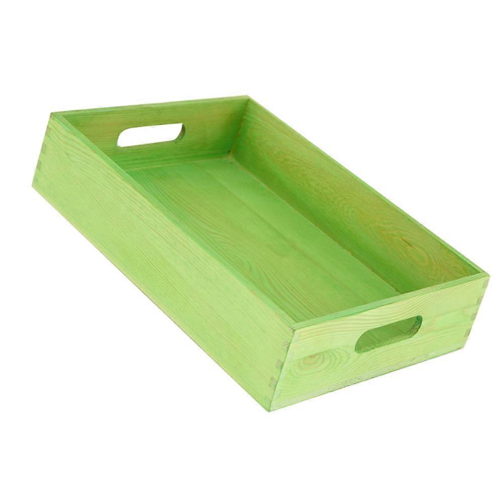 Rectangular Tray Storage Tray For Kitchen Use Green 35X24CM 1Pcs