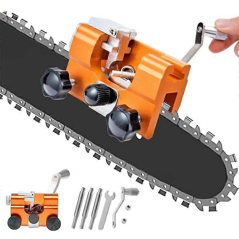 Universal Chainsaw Sharpening Kit - Easy-Use Jig for All Chain Types (Professional & DIY Use)