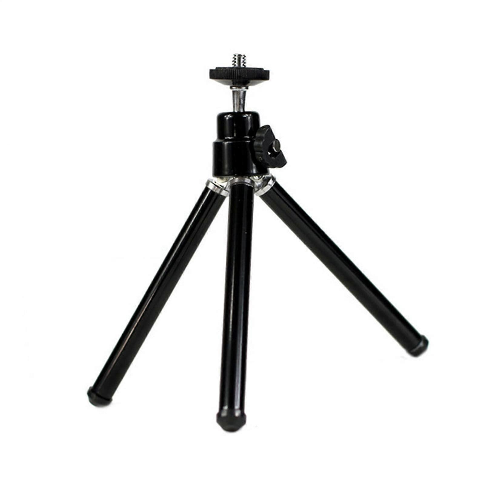1 x Mini Aluminum Alloy Tripod 2 Section Tripod Stand for Projector Camera (Black)