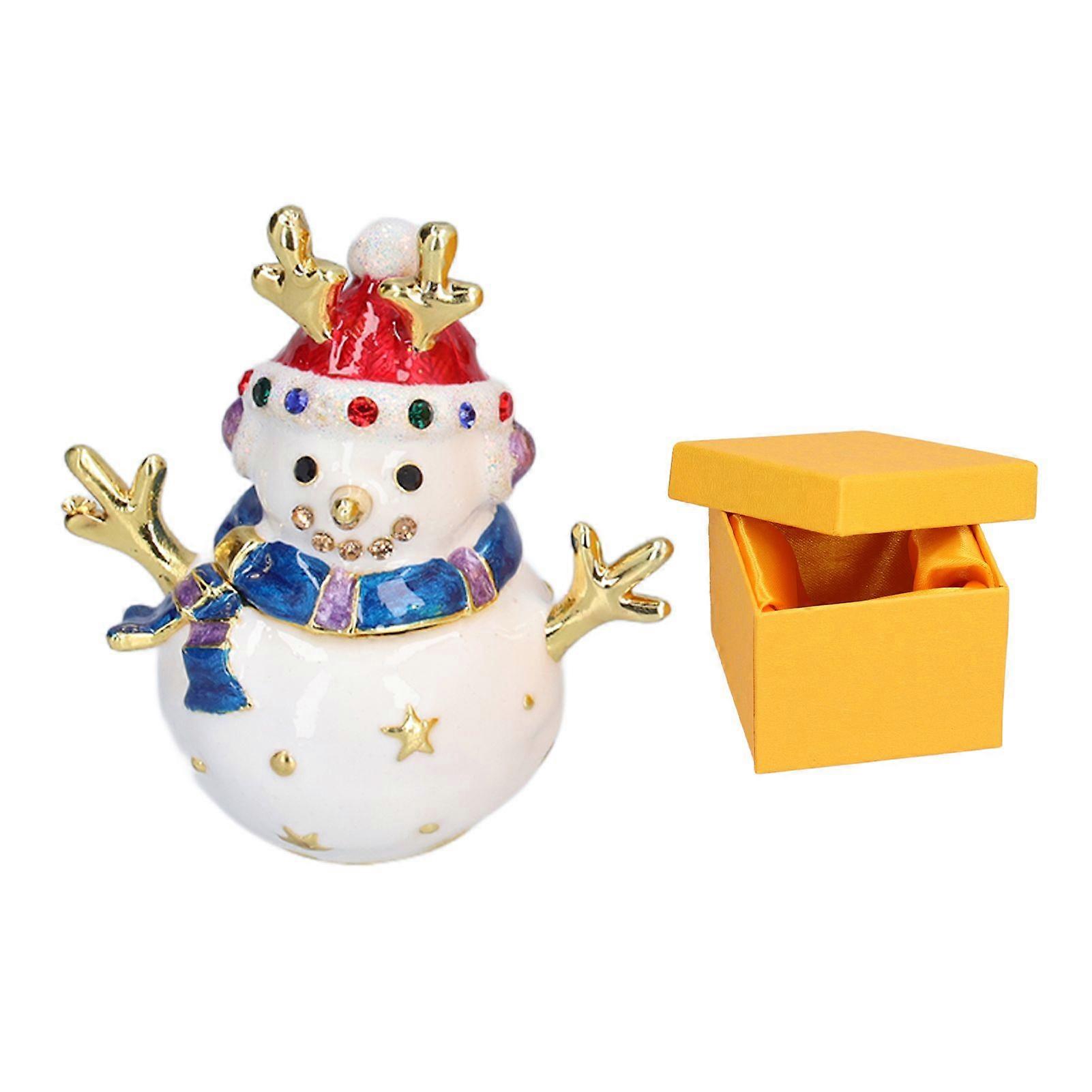 2025 Latest Model  Snowman Ornaments Mini Storage Exquisite Workmanship Cute