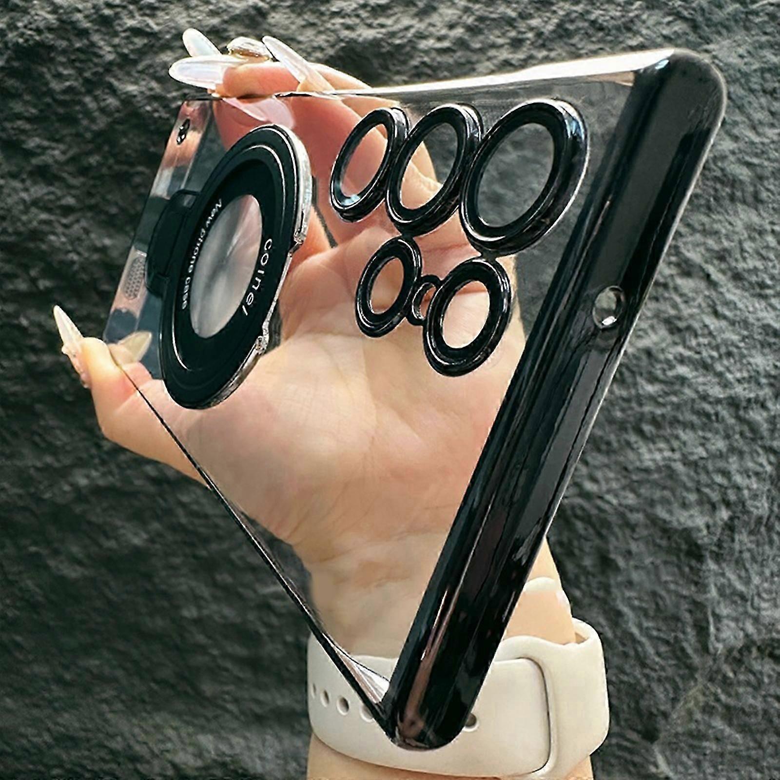 Magnetic Ring Case for S24 Ultra Case Kickstand Compatible with MagSafe Shockproof Phone Case for Galaxy S24 Ultra