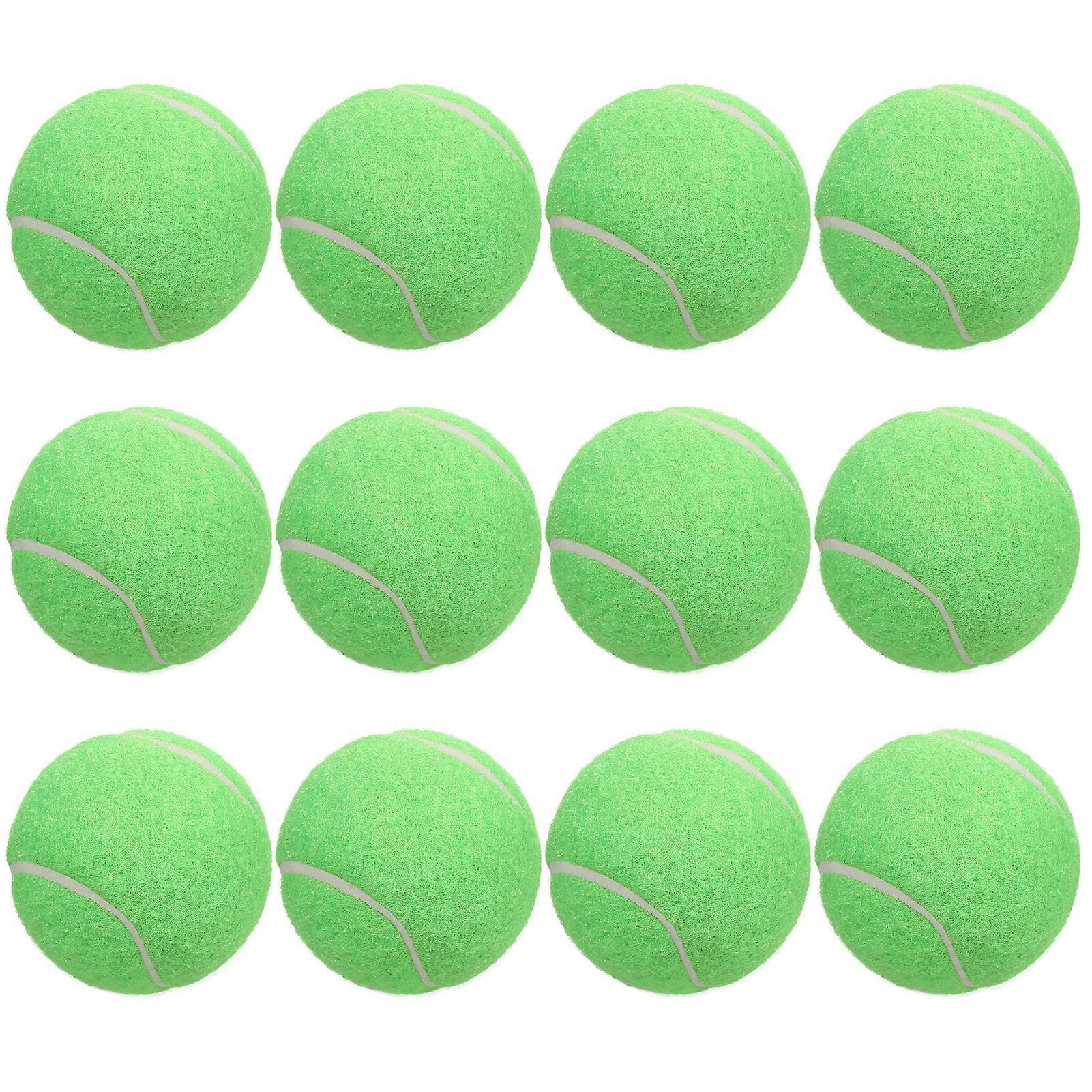 12-pack tennisbollar för tryckmatchning och träning