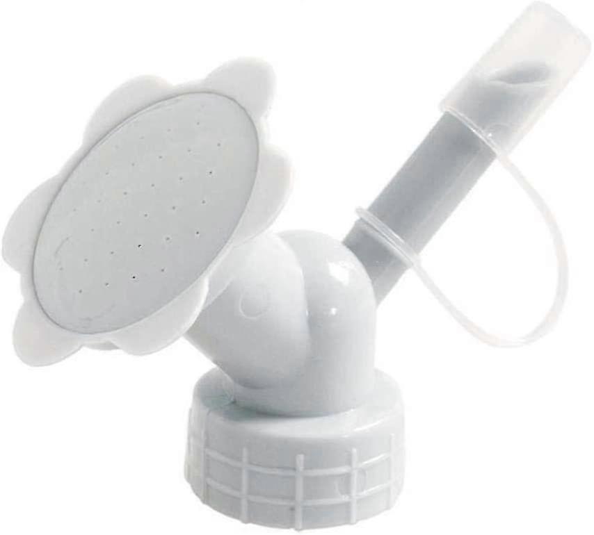 Bottle Cap Sprinkler 2 in 1 Plastic Flower Watering Nozzle Bottle Watering Can Shower Head Tool (Gray)