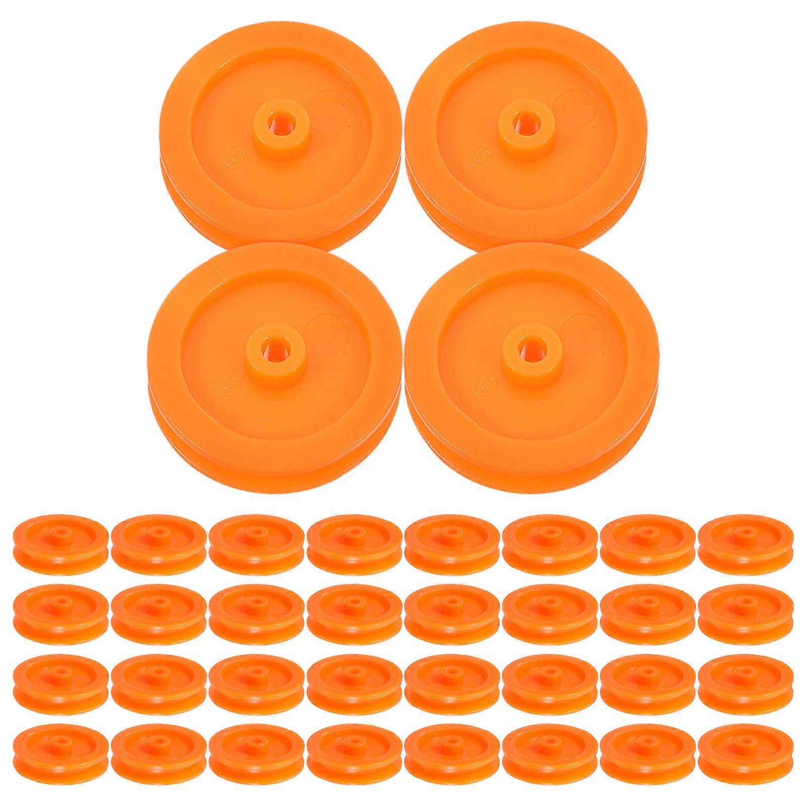 a polished product description for your **100pcs Multipurpose Plastic Pulley Wheel**:
### **100pcs Multipurpose Plastic Pulley Wheel – DIY Model