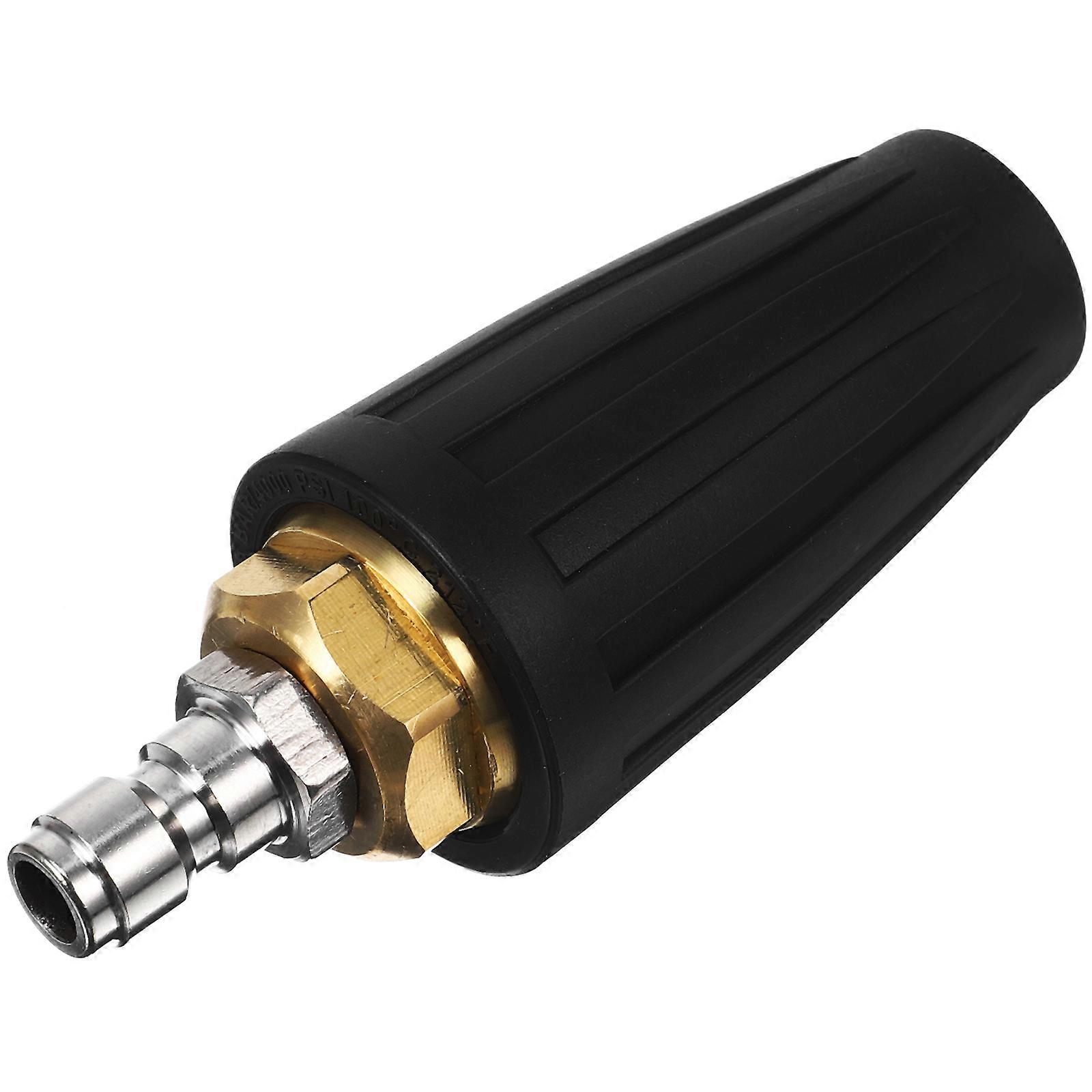 High Pressure Hose Nozzle Lotus Shape Rotating Nozzle Driveway Cleaning Practical 1Set