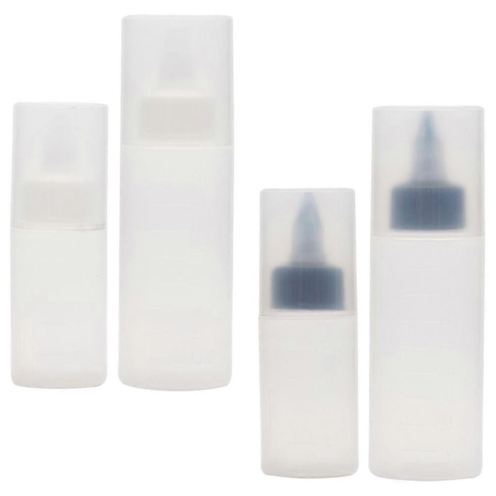 Condiment Travel Bottles Honey Squeeze Bottles Portable Oil Vinegar Bottles Sealing 5.1×1.6×1.6in 4Pcs