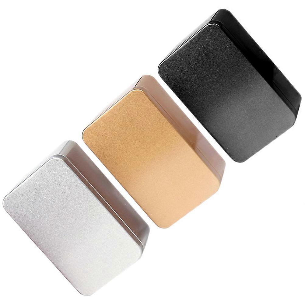 Tinplate Candy Box Rectangular Metal Tin Box present Packaging 3Pcs