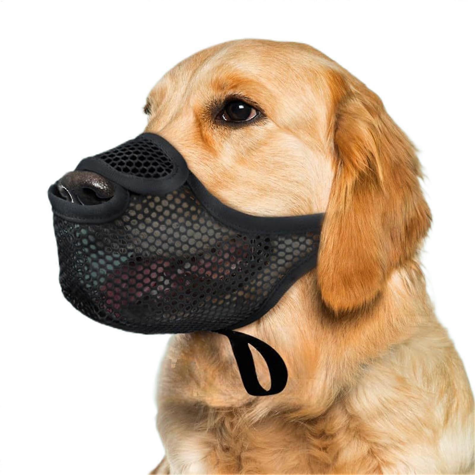 Muzzle For Dogs Breathable Mesh Basket Adjustable Anti Bite Multifunction Dog Muzzle For Training And Walking