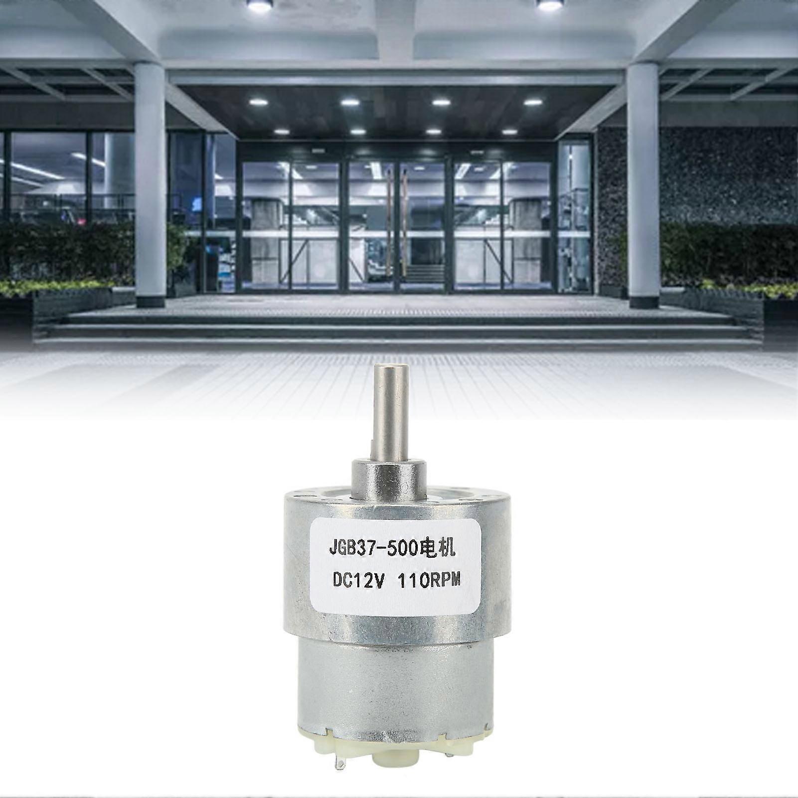 Gear Motor DC 12V 110RPM Speed Reduction Self Locking Turbine Worm Geared Motor for Machine