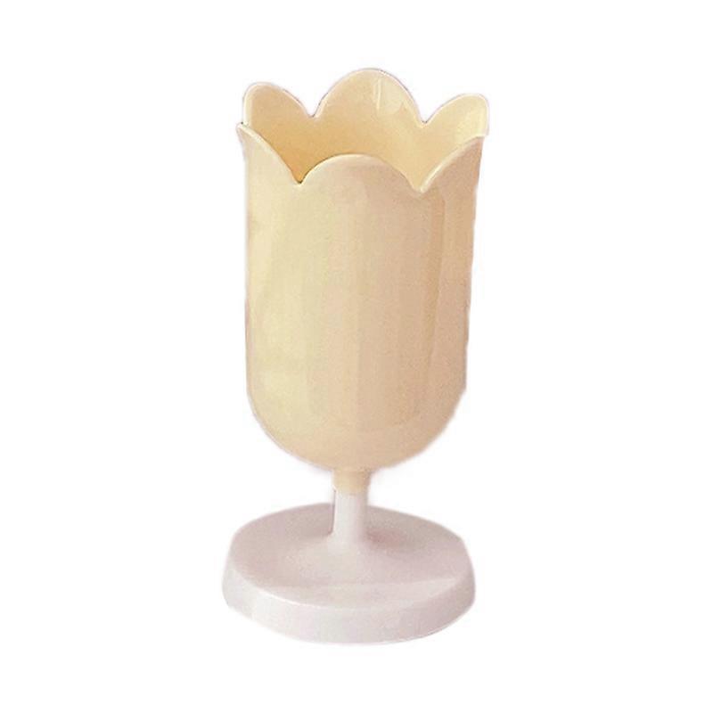 Pen Tulip Shape Innovative Vintage Photo Props Large Capacity Pencil Holder for Office Study Room Home