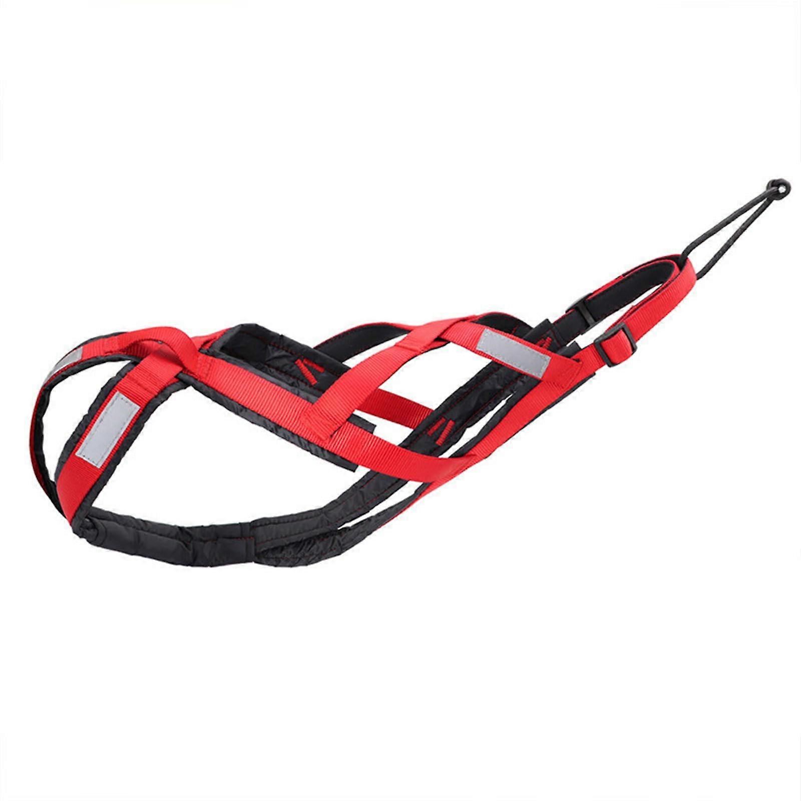 strength dog harness for large breeds, pet weight pulling, sledding harness, skijoring, large breed dog chest strap Ref: 2061