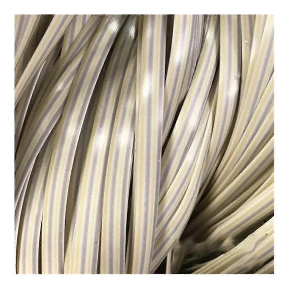 Retro Color Gradient Synthetic Flat Rattan Material DIY Craft Suitable for Plastic Rattan Weaving Material PE DIY Handicraft (8MMX1.2MM05)