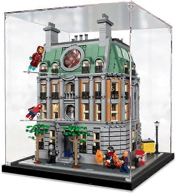 Acrylic Display Case for 76218 Marvel Sanctum Sanctorum, Dustproof Display Case Compatible with 76218 Model Without Model Kit Style A