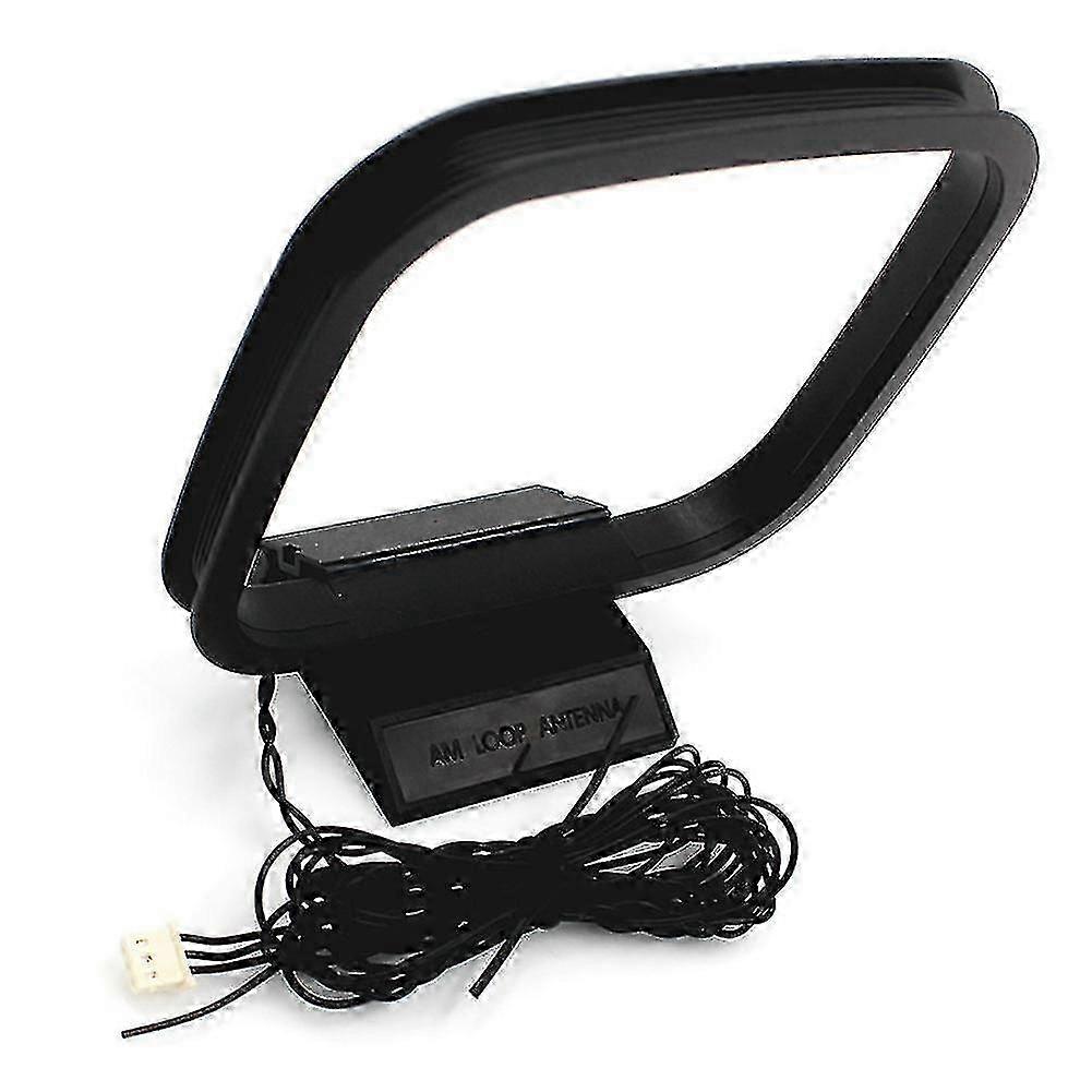 1pcs FM AM Loop Antenna for Receiver with 3-pin Mini Connector for Compatible Stereo AV Receiver