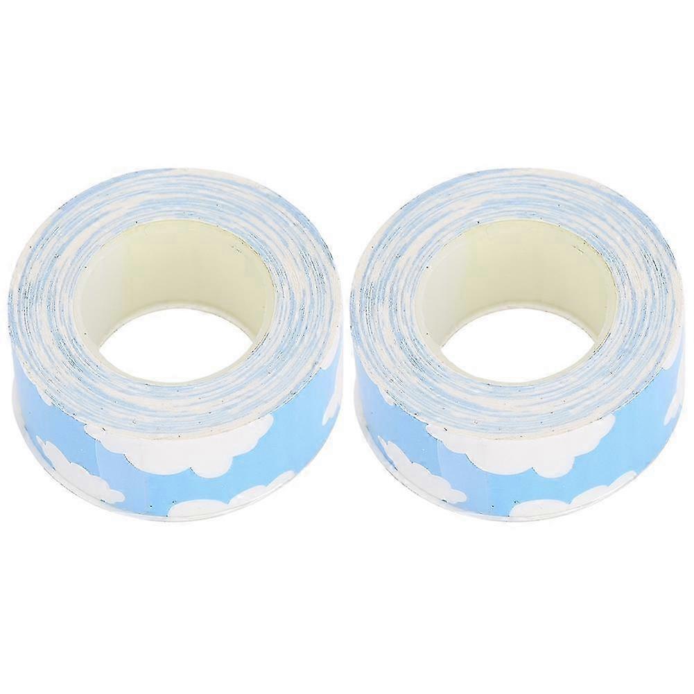 2 Packs Print Label Tape for Compatible Labelers Thermal Paper Office Supplies (EQT020)