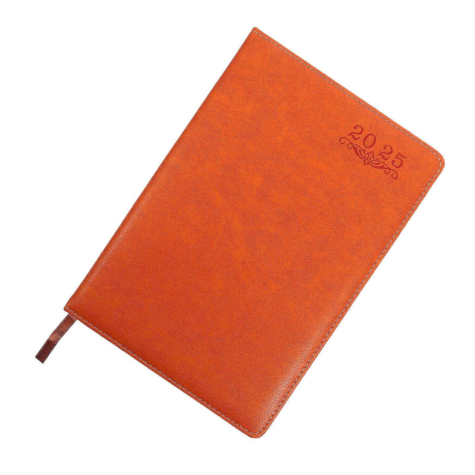 Lightweight PU Daily Planner Notepad Notebook for Easy Carrying Smooth Writing Journal for Daily Plans Travel and Task Organizing