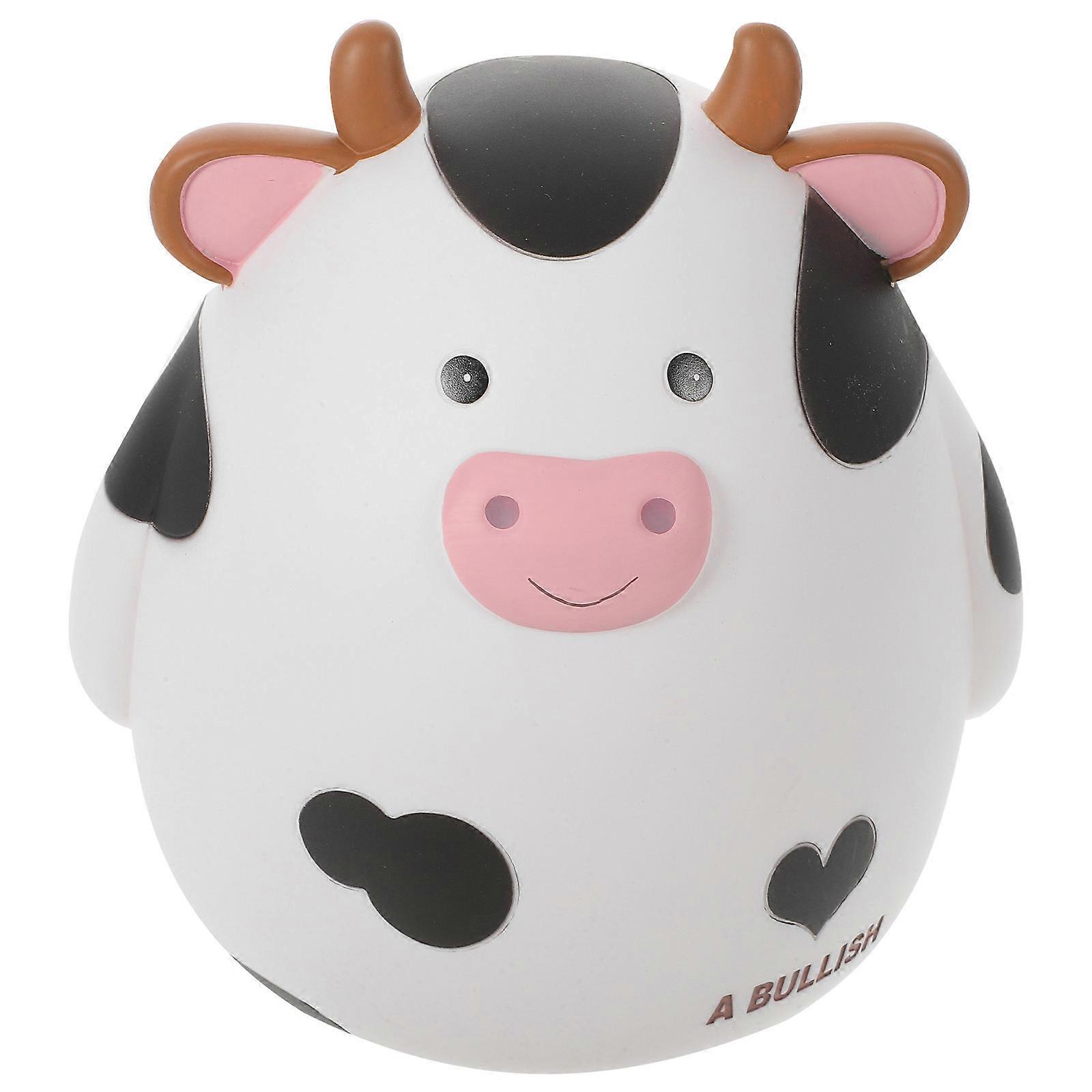 White Resin Piggy Bank with Large Capacity and Waterproof Design for Decoration