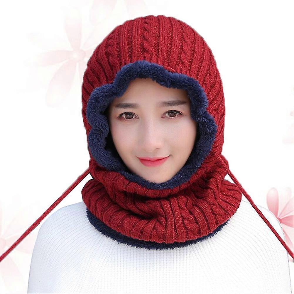 Hats For Woman Knit Caps Woolen Hat One Size Fits Most For Autumn Winter 1Pack