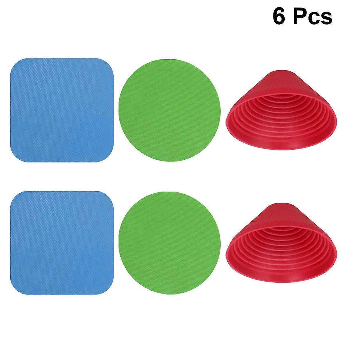 Rubber Jar Gripper for Kitchen Use Assorted Color and Easy to Clean 2 Sets 3pcs/Set