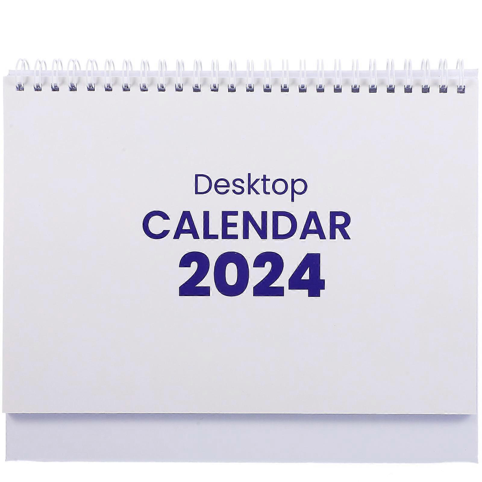 Paper Daily Use Calendar White for Daily Use with Memory Keeper