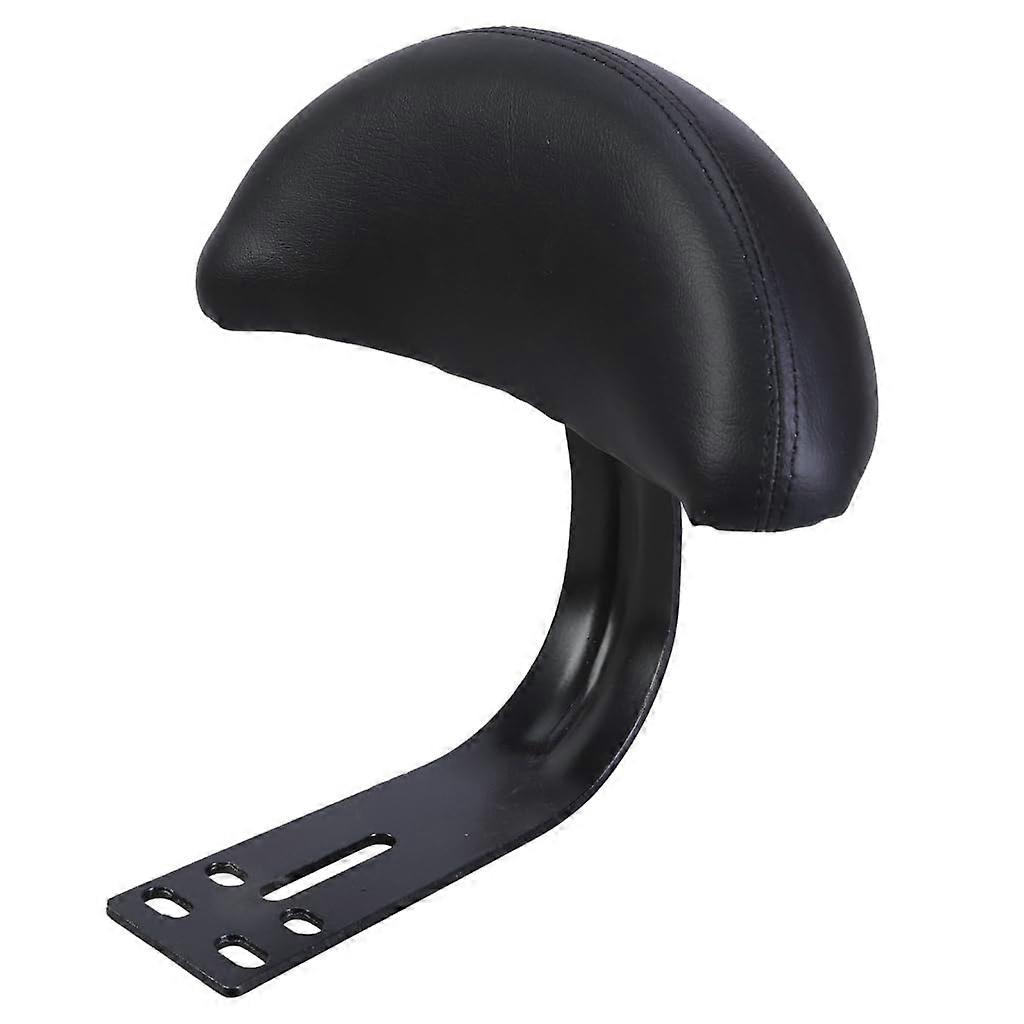 Soft leather cushion for kids, backrest, bicycle seats for daily commuting, and black.