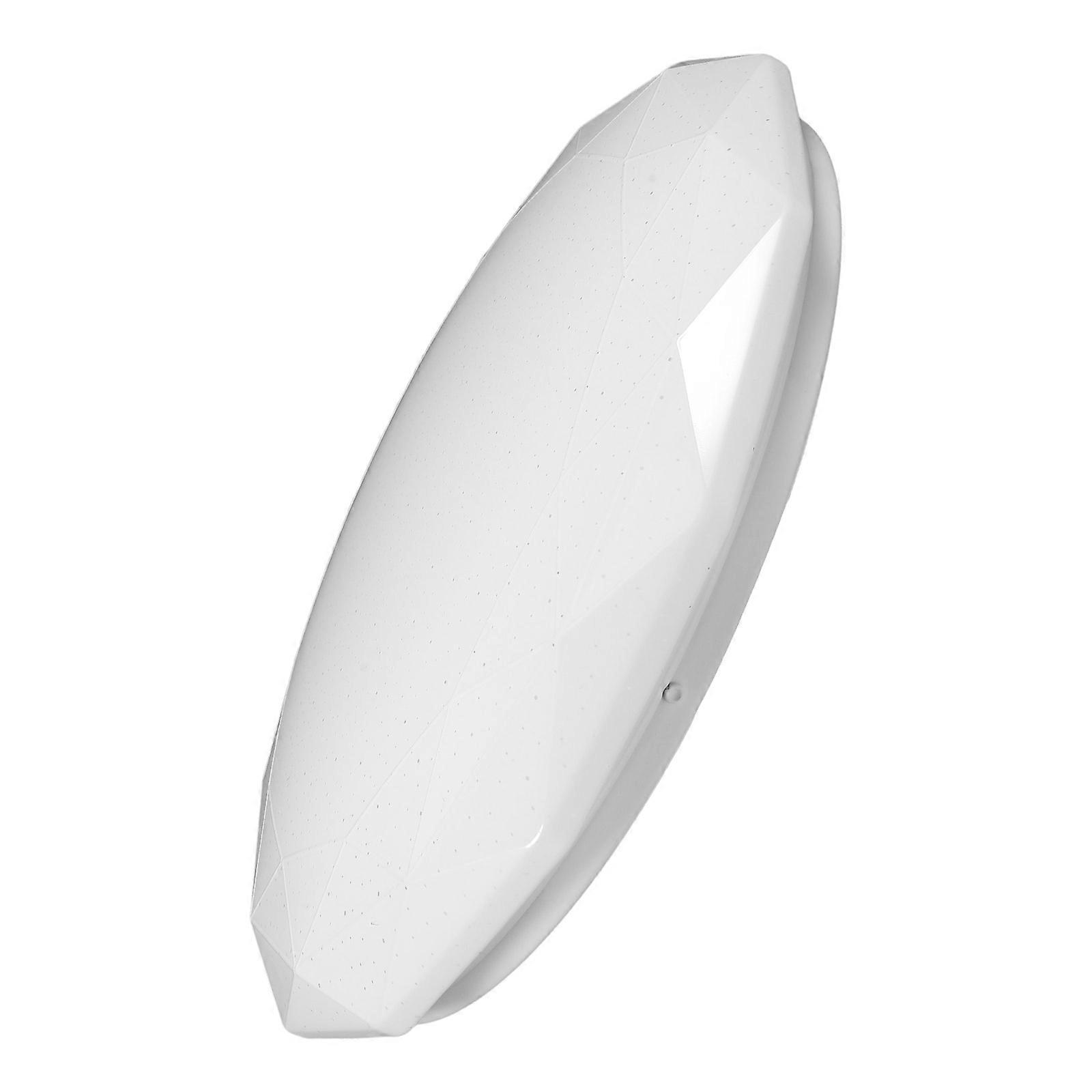 Modern Round Plastic Ceiling Lamp Shade for Bedroom and Living Room, Flush Mount Light Fixture Cover Base Plate Replacement Light for Ceiling Lights