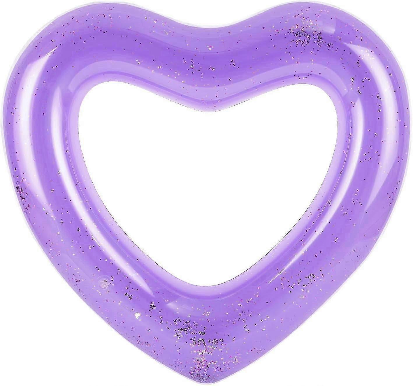 Heart-Shaped Pool Float - Romantic Inflatable Swim Ring for Bachelorette Parties and Weddings