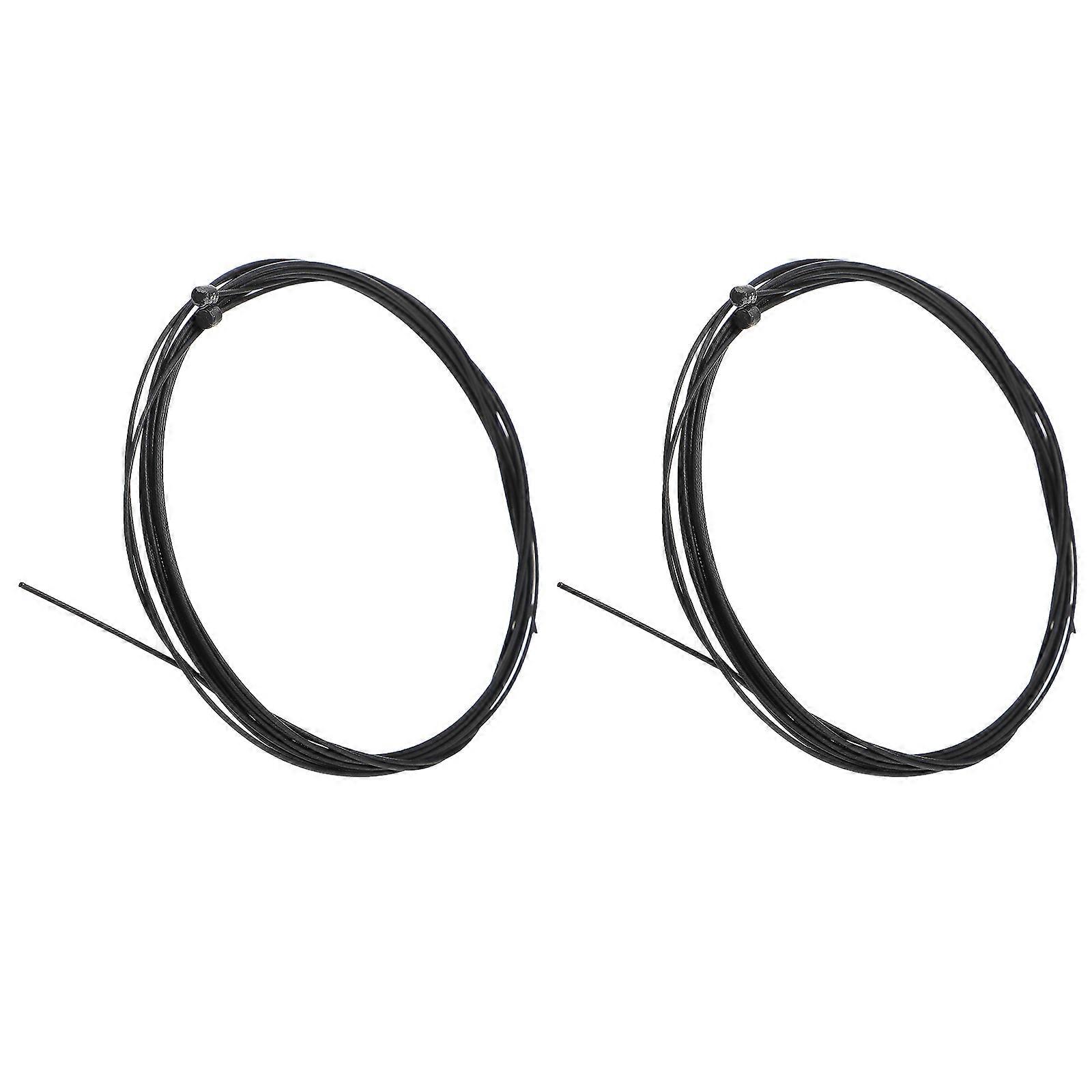 Bike Brake Cable Front Rear Brake Wire Core Bicycle Replacement Cyclists 170cm Rear 110cm Front Stainless Steel PTFE Coating 2Pcs