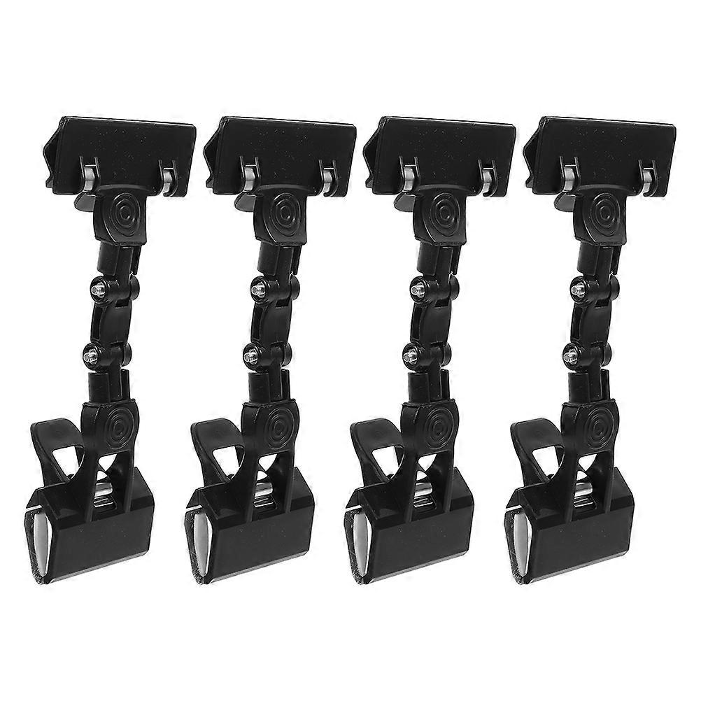 Adjustable Rotating Head Clips for Paper Canvas Holders   Flexible Page Clamps for Reading, Office, School, Art Supplies (4PCS)