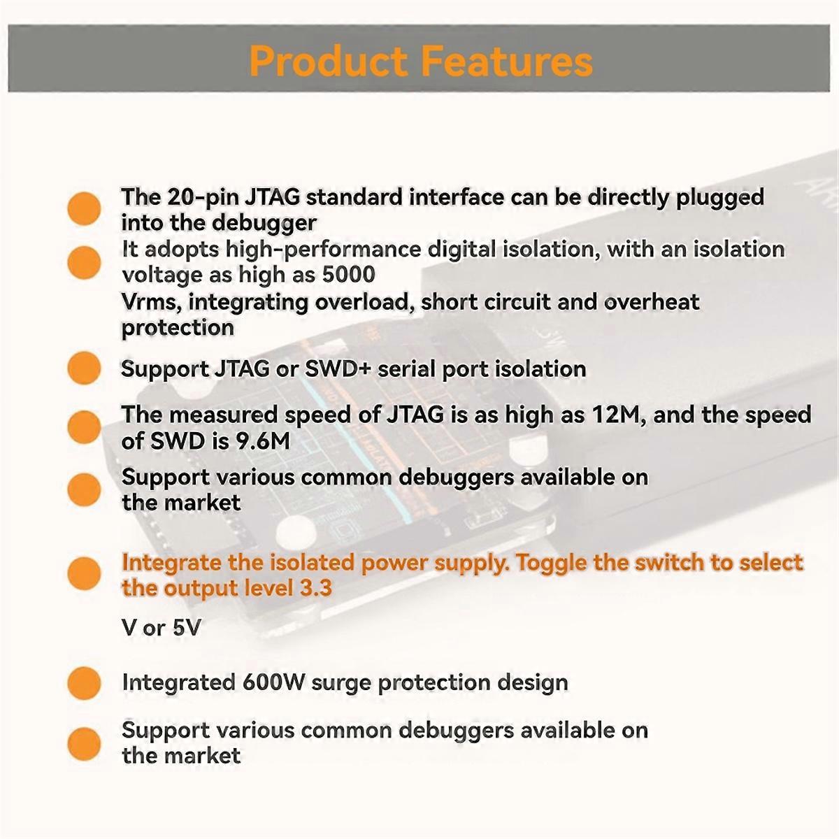 Fuhjythy JTAG Isolator Unterstützt STLINK