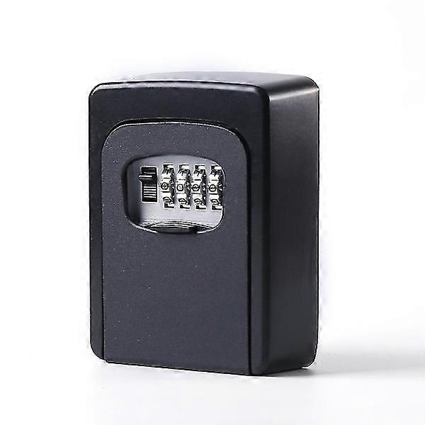 Safe Key Lock Box with Code, Wall Mounted Key Lock Box with 4-Digit Code, Waterproof and Rustproof