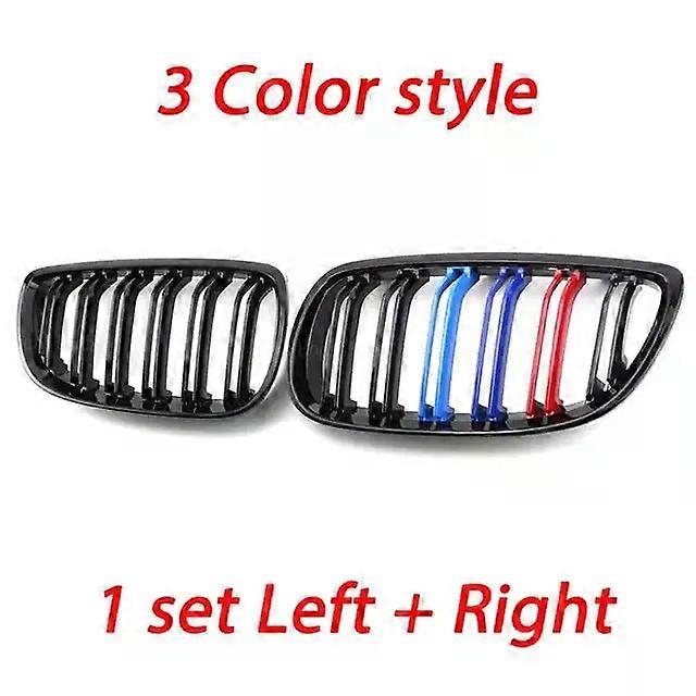 Stunning M-Series Look Double Line Grills for BMW E92/E93 2 doors M3 (2006-09) Front Bumper Racing Grill M Color Elegance