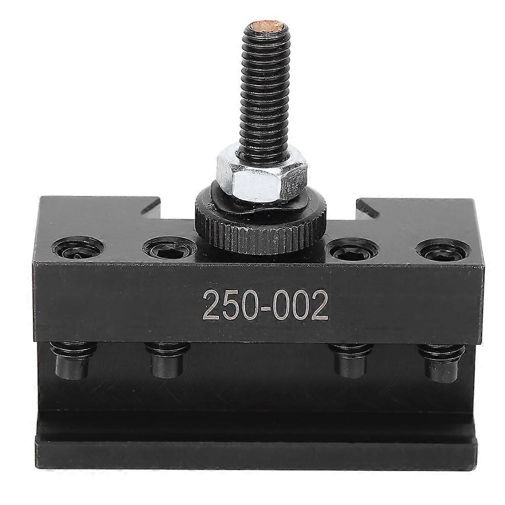 Quick Changing Tool Post CNC Turning HighCarbon Steel Durable Lathe Tool Holder(250&#8209;002 )