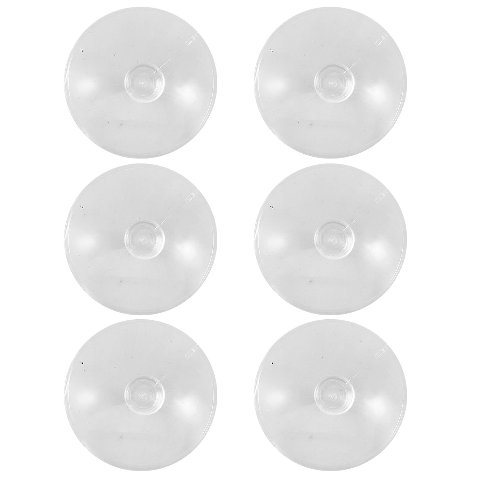 Strong Suction Pad For Car Windshield Sunshade Sucker Pad Vehicle Windshields Transparent 5.00X5.00X1.50CM UV Blocking 6Pcs