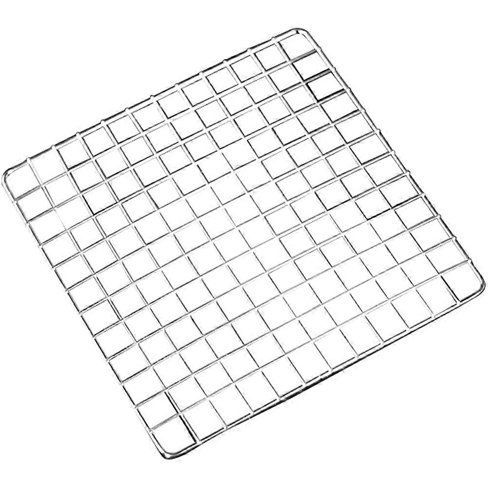 Stainless Steel Cooling Rack for Baking and Grilling Silver Suitable for Home Use 12.5x8.5 Inches