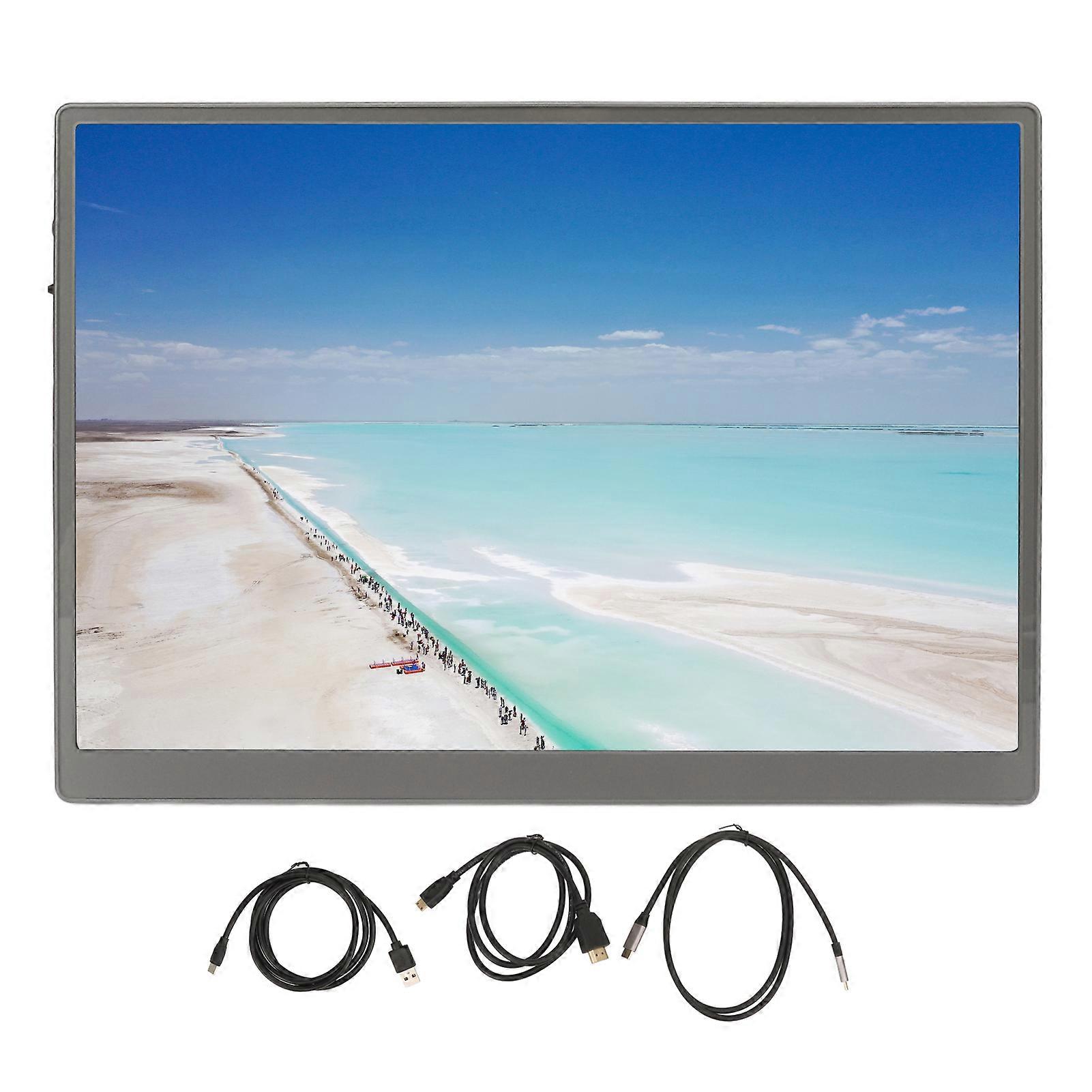 60Hz Portable Gaming Monitor 10.5in 1920x1280 HDR Eye Care Ultra Thin IPS Display with Dual Speakers for Laptop PC Phone for Xbox for PS5