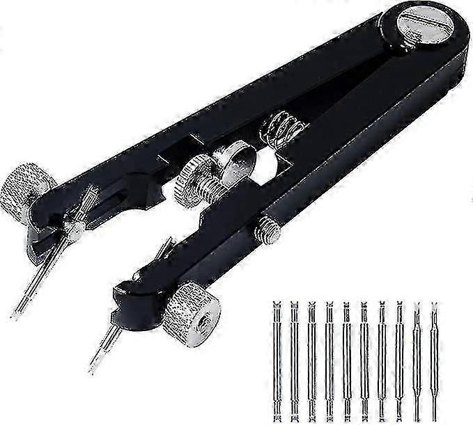 2025 Watch Spring Bar Pliers Tool Set With Durable 10 Tip Pins, 6825 Spring Bar Tweezers Tool