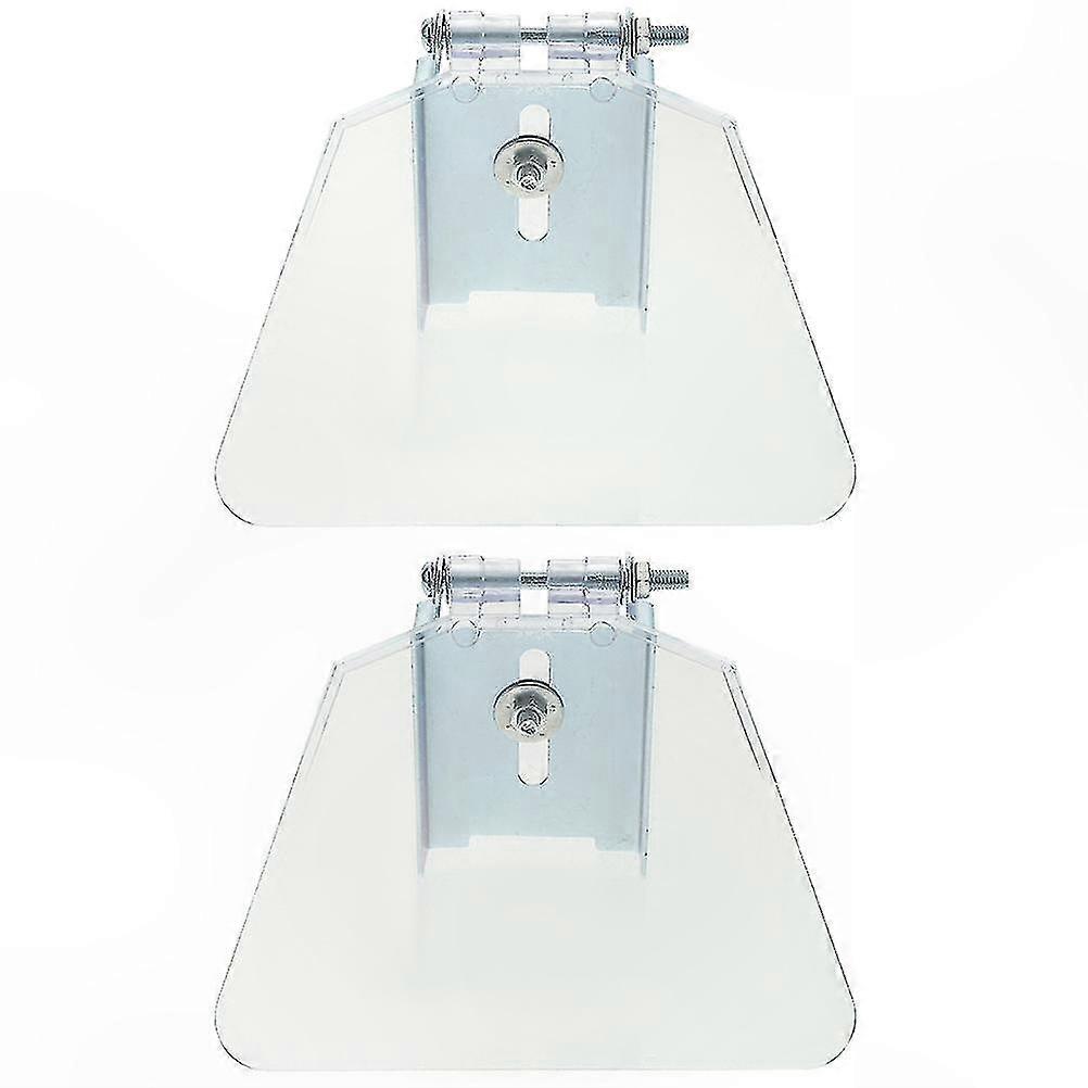 2-Pack Grinder Eye Shield Replacement with Screws for Bench Grinders Safety Guard Attachments