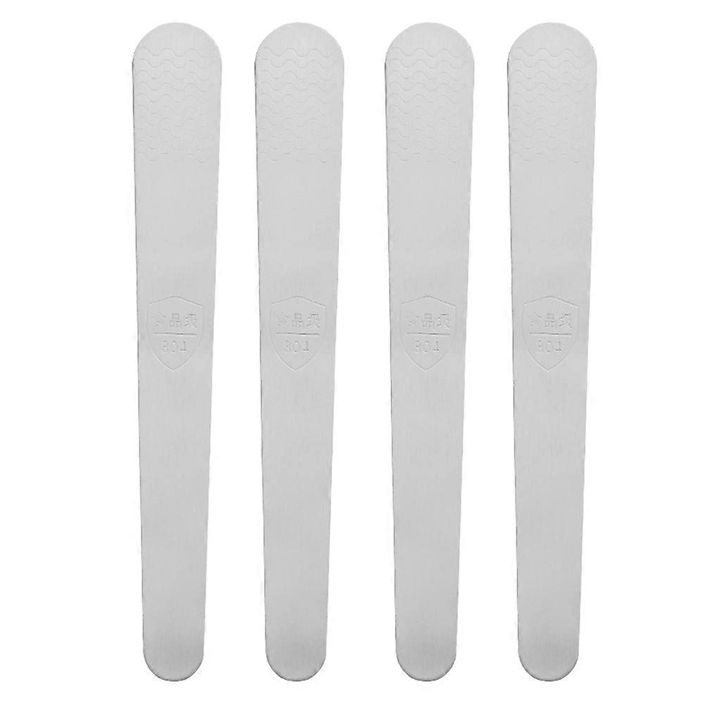 4pcs Stainless Steel Dumpling Maker and Filling Spoon Wonton Stuffing Scoop Kitchen Gadgets Bun Making Tool for Home and Restaurant Silver