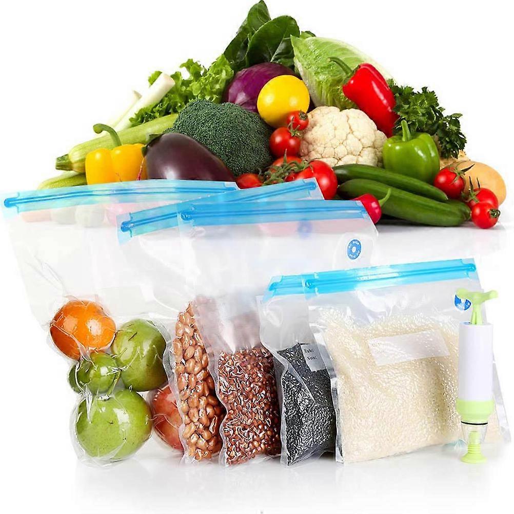 Vacuum Food Storage Bags Kitchen Tool Preservation Bag 30*34cm Rectangular Fine Craft 1Set