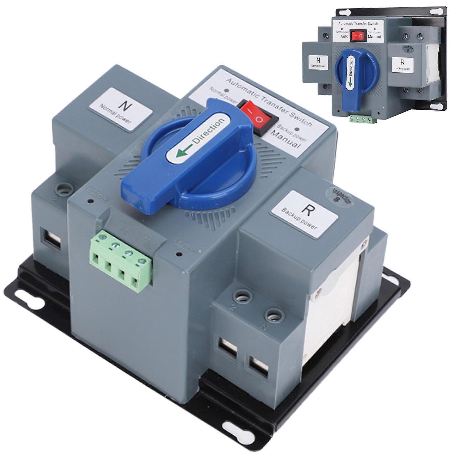 Generator transfer switch, automatic transfer switch, 110V dualpower generator 50Hz/60Hz, electronic circuit breaker