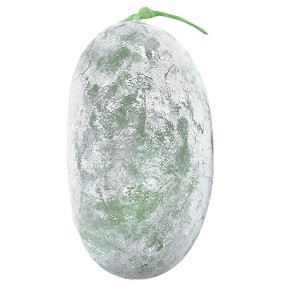 Artificial Wax Gourd Fake Vegetable Display For Restaurant Decor In Light Green 1Set