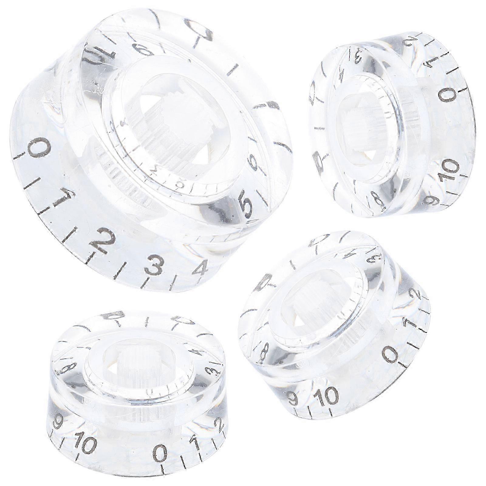Guitar Volume And Tone Control Knob Assorted Color Inner Hole Diameter 6mm Volume Control 4Pcs