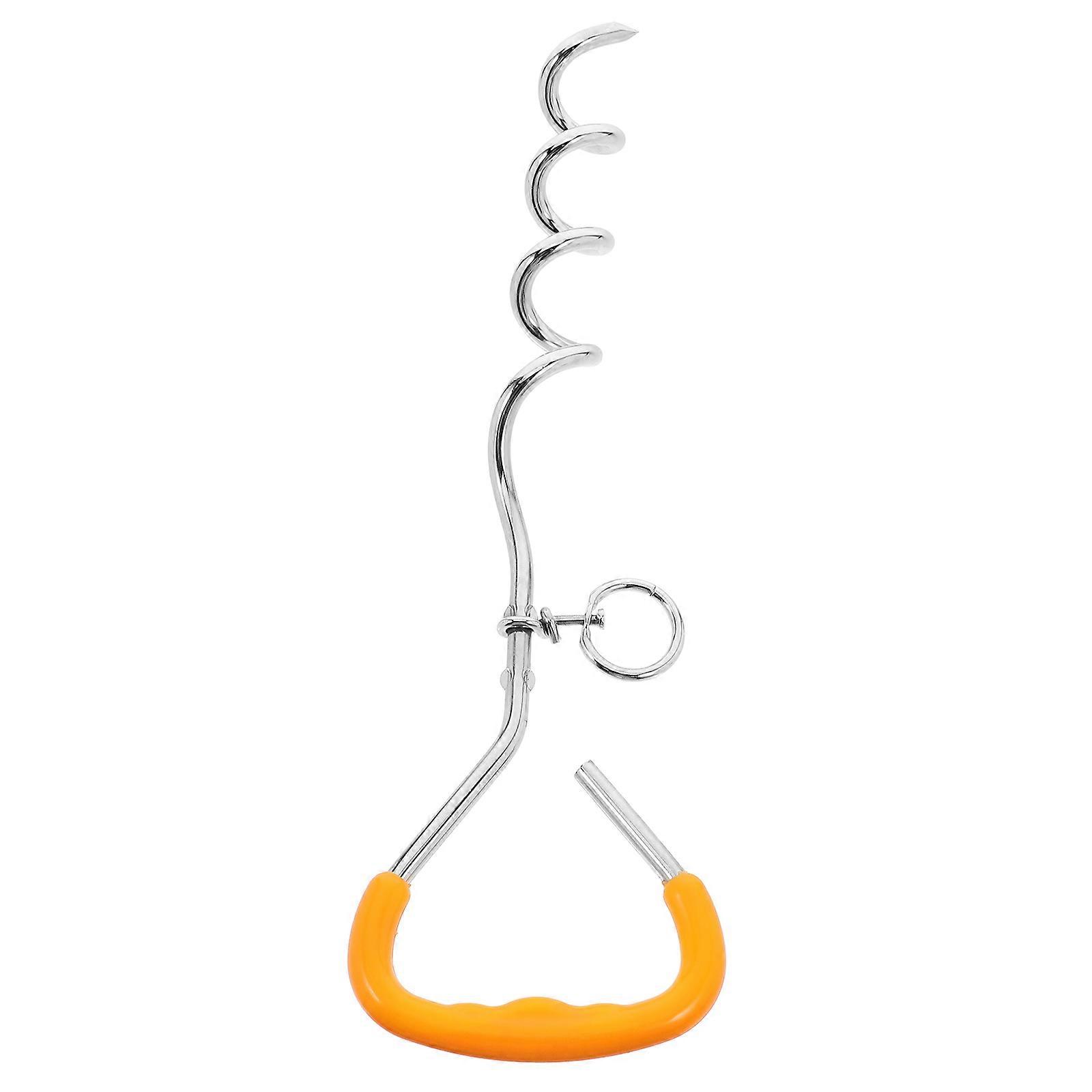 Dış Mekan Kullanımı ve Eğitimi İçin Tasarlanmış Büyük Köpekler İçin Kalınlaştırılmış Ağır Hizmet Tipi Köpek Kazığı 16.5X4.7X1.6in 1Pack Güvenliğini Sağlama