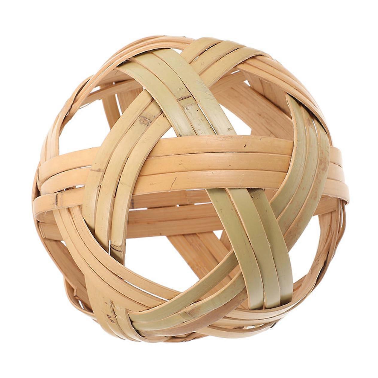 Woven Ball Natural Handmade Decorative Element for Unique Kickball Decor in Living Spaces Large Size