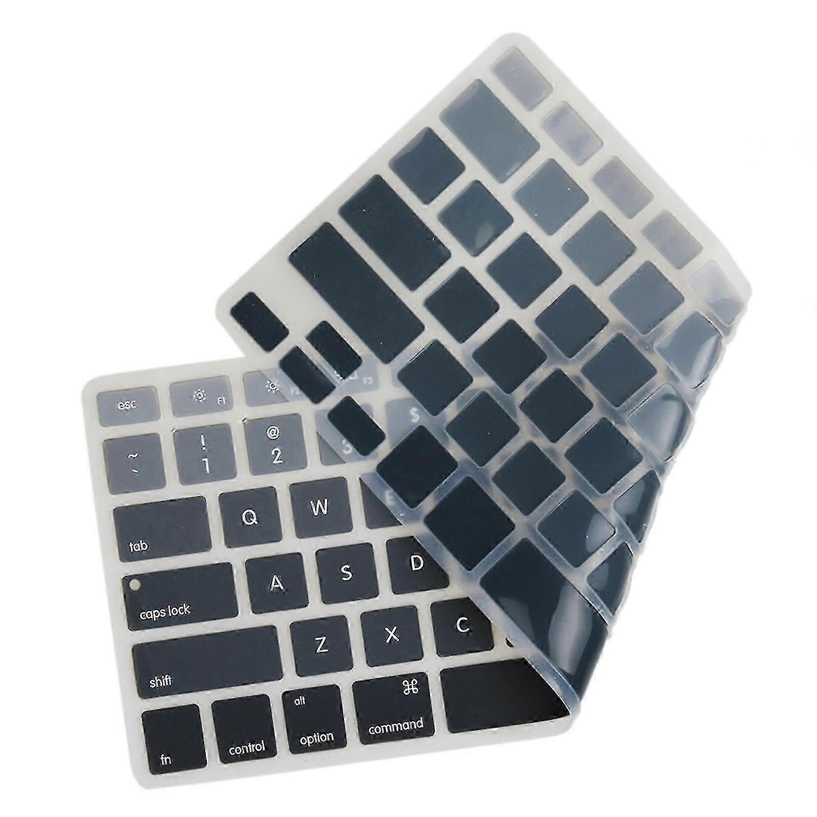 English Silicone Keyboard Cover Protector for Macbook Air 13" 15" 17" Pink